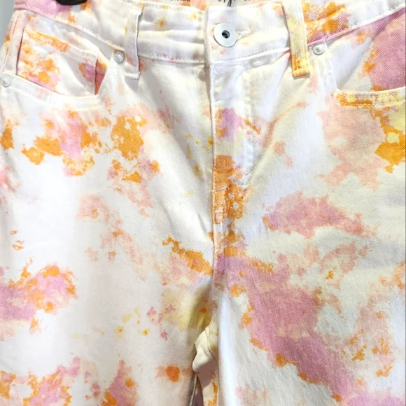 Style & Co. Jeans womes Pink camo tie dye 2 sizes - Picture 8 of 9